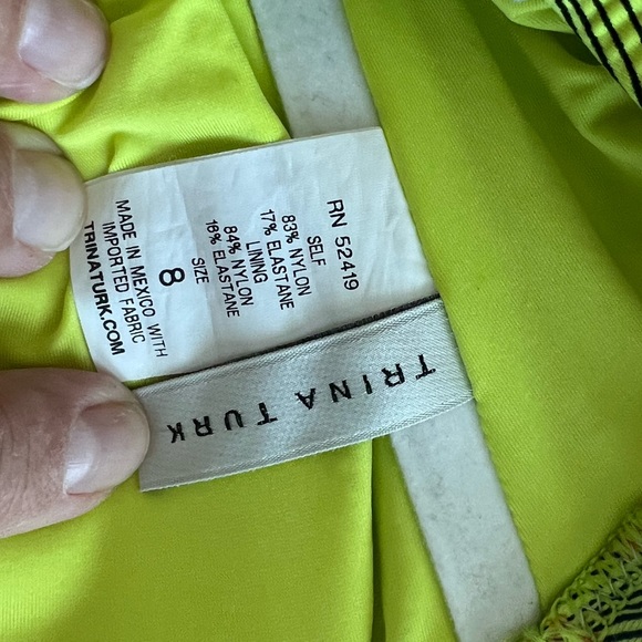 Trina Turk Amazonia mid-kini bikini swim top women’s size 8 - Picture 11 of 11